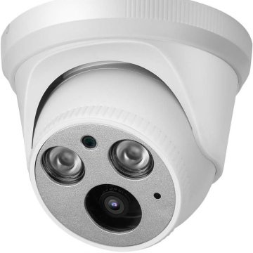 2-array Starlight LED  fisheye 360-degree Dahua model CCTV dome camera housing, equipped with LED illumination and glass lens